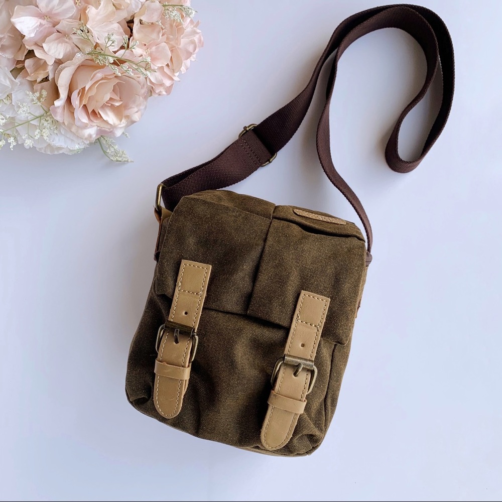 S-ZONE Vintage Brown Crossbody